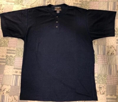 Eastern Mountain Sports, camisa Henley, grande, azul Foto 1 de 4