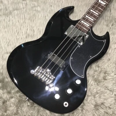 Gibson USA SG Standard Electric Bass Guitar Ebony with Hard Case from JAPAN - Image 1 of 4