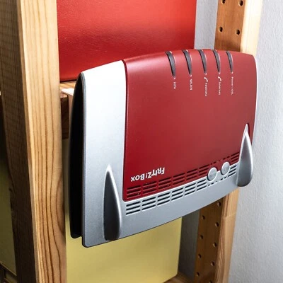 Ivar Fritzbox Supporto Laterale Ikea Gancio di Sospensione 2 pz Supporto router - Immagine 1 di 4