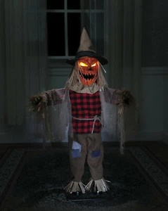 HALLOWEEN ANIMIERTE 3 FUSS ZUCKENDE GRUSELIGE REQUISITE DEKORATION Animatronic - Bild 1 von 3