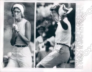 1966 Womens National Golf Carol Mann Upset & Sandra Spuzich Happy Press Photo - Picture 1 of 2