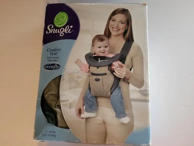 Portabebés SNUGLI Comfort Vent Soft de Evenflo para bebé cara a cara con cremallera Foto 1 de 4
