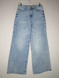 So Goods For Life Damen Denim High Rise Jeans Wide Leg Taschen Größe 7/28 Blau - Bild 1 von 9