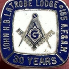 30 Years John H B Latrobe Lodge Vintage Tack Pin T-6622
