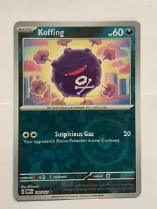 Pokemon Card 151 Reverse Holographic Koffing 109/165 Near Mint - Picture 1 of 2