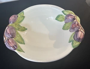 Himark Plum Handled Fruit Bowl - Made in Italy -9 3/4" - Picture 1 of 10