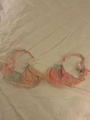 victoria secret PINK Cotton Candy Colored bra NWT Size 36b - Image 1 of 4