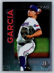 2020 Bowman Platinum Ryan Garcia Texas Rangers #TOP-12