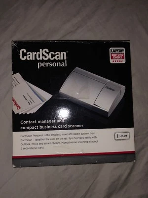 CardScan Personal V8 60 II Portable Business Card Scanner Contact Organizer - Image 1 of 4