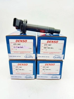 4Pcs 673-1307 Denso Ignition Coil Fits For Toyota Camry Corolla RAV4 90919-02244 Foto 1 de 4