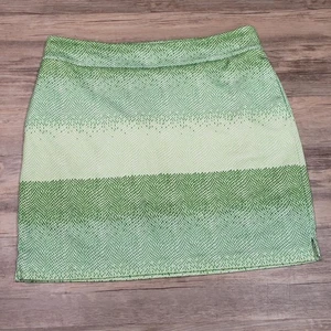 Greg Norman Skort Damen Medium grün weiß Golf Pull-On Stretch TL107670 - Bild 1 von 10