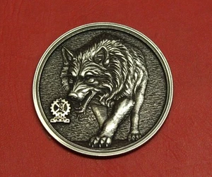 IMI Timberwolf Vitrine Medaillon / Münze - Bild 1 von 2