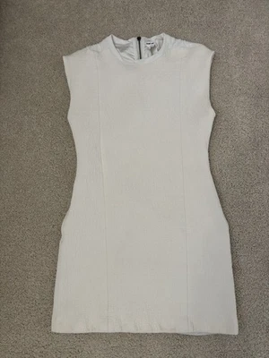 Mujer Helmut Lang Vestido Erosión Color Marfil Talla 4 Foto 1 de 4