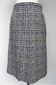 Vintage Retro Jaegar London Imported by Georges Collins St Wool Skirt size 14 - Picture 1 of 6
