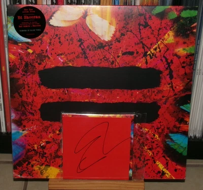ED SHEERAN EQUALS LP & SIGNED CD BAD HABITS SHIVERS OVERPASS GRAFFITI 2STEP - Image 1 of 4