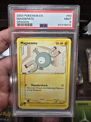 Magnemite 63/97 EX Dragon PSA Mint 9 - Image 1 of 2