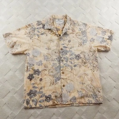 Camisa Hawaiana Jams World Para Hombre Mediana Abotonada Floral Vibrante De Colección Hecha en EE. UU. Foto 1 de 4