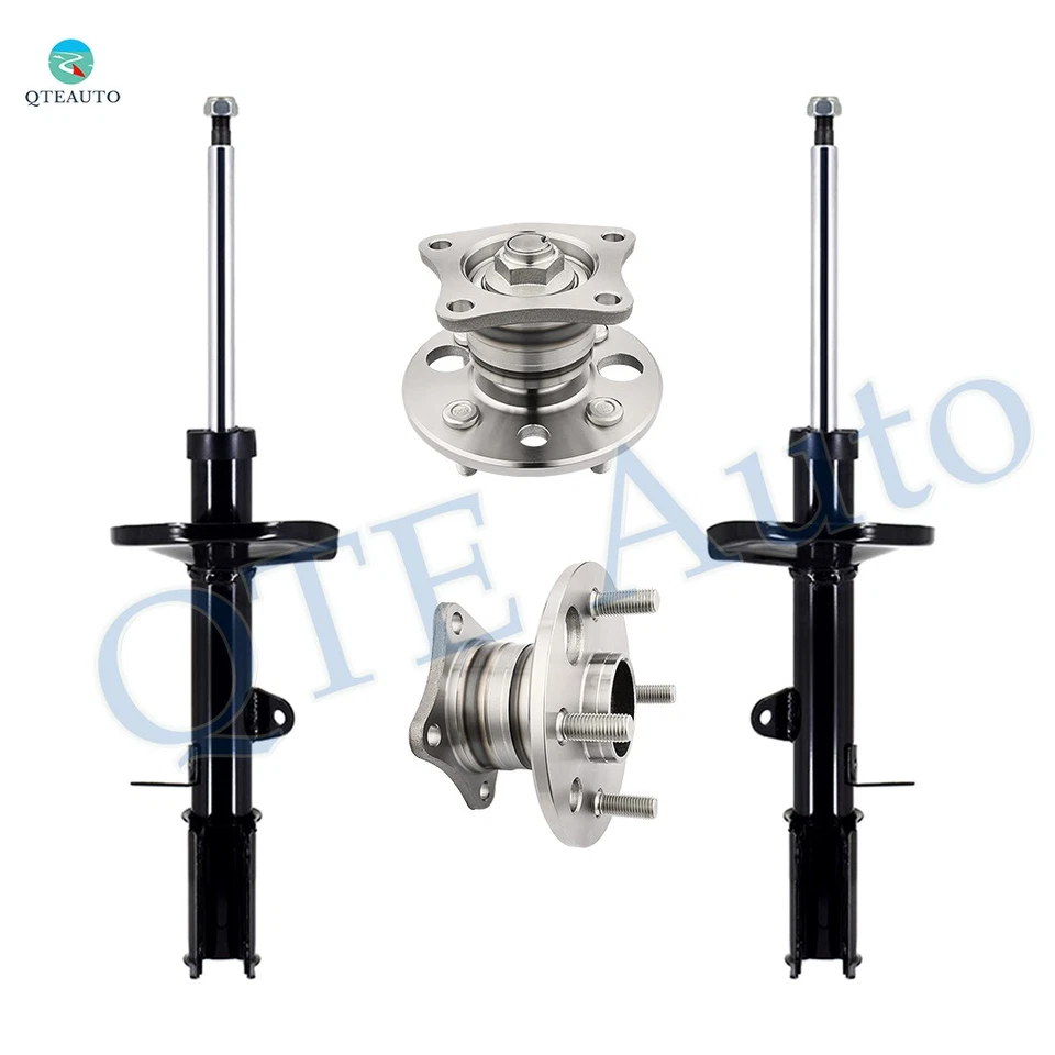 Set of 4 Rear Suspension Strut-Wheel Hub Bearing Assembly To 1993-1997 GEO Prizm - Image 1 of 4