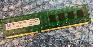 4GB Integral IN3T4GNAJKI 34-01-82 PC3-12800U 1600MHz 1Rx8 DDR3 Computer Memory  - Picture 1 of 1