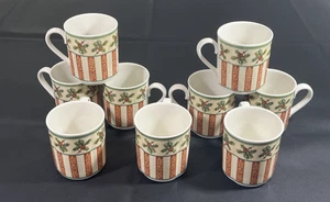 Villeroy & Boch Festive Memories Christmas Coffee Mug Set of 9 New Germany - Picture 1 of 7