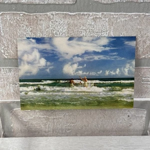 Silver Beach, FL Florida Crystal Sands Strandhaus Werbung Vintage Postkarte - Bild 1 von 12