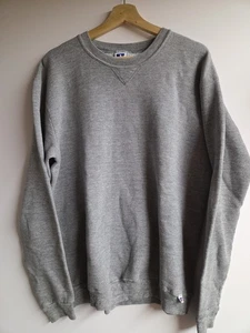 Vintage 90s Russell Athletic XL Gray Crewneck Sweatshirt 21x27 - Bild 1 von 6