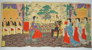 Japanese Woodblock Print 1900 Original by Yosai Nobukazu from Japan 0708F19 - Picture 1 of 5
