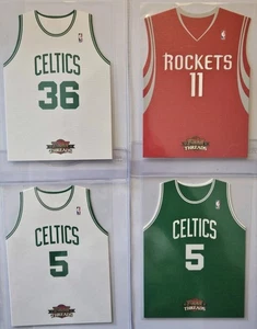 LOT (4) 2010-11 Panini Threads Home Away Die-Cut Garnett Yao Ming O'Neal - Picture 1 of 2
