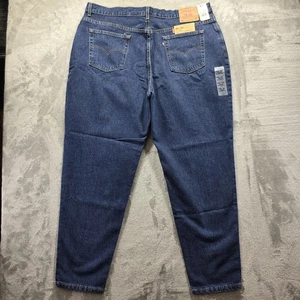 Jeans Levis 550 donna 24 blu medio vestibilità rilassata gamba affusolata made USA denim anni 90 - Foto 1 di 11