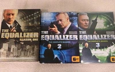 The Equalizer: Seasons 1, 2, & 3 DVD Edward Woodward Foto 1 de 3