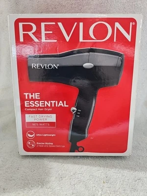 Revlon The Essential Fast Drying Compact Hair Dryer 1875 Watts Ultra Lightweight - Image 1 of 2