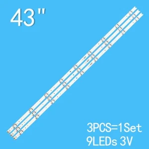Kit 3 Barres Bande LED TV LG V16-ART3-2563 6916L-2563A LC430DGGFJM1/M2 " Ref / - Photo 1/6