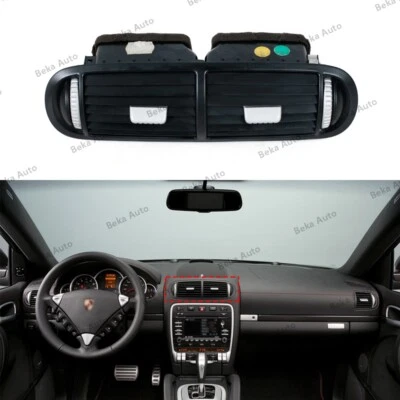 Conjunto de salida de aire acondicionado medio delantero 1 pieza para Porsche Cayenne 2003-2010 Foto 1 de 4