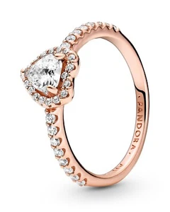 PANDORA Schmuck Damen-Ring Funkelndes Herz Weiß 188421C02 - Bild 1 von 2