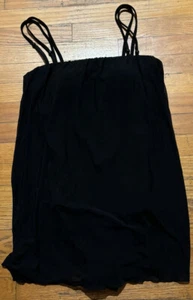 Vtg White Stag Women’s Black Sheer Overlay Dress One Piece Swimsuit Medium - Picture 1 of 5