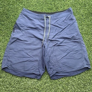 Patagonia Boardshorts Herren 35 (32) blau einfarbig Schwimmen Outdoor Kordelzug - Bild 1 von 7