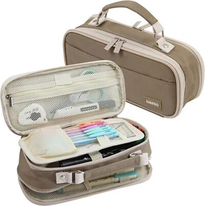 Pencil Case, Pen Pouch Large Capacity, Stationery Box Makeup Bag School Student - Picture 1 of 7