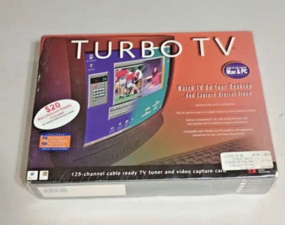 Intergrated Micro Solutions Turbo TV Tuner Video Capture Card Vintage Sealed NEW - Image 1 of 4