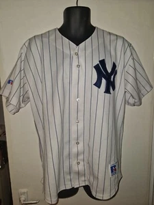 Vintage New York Yankees Jersey Size Large L Russell Athletic Made In USA - Picture 1 of 7