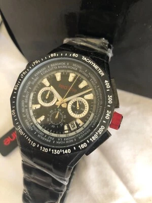 Cronógrafo para hombre Red Line esfera negra  Foto 1 de 4