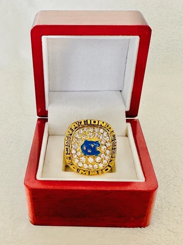 2005 North Carolina Tarheels NCAA SP Brass Championship Ring, US Ship Cover