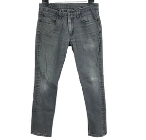 Levi’s 511 Jeans Mens 34x32 Gray Stretch Skinny Fit Straight Leg Actual 32x29 - Picture 1 of 9