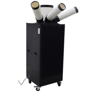 22500 Btu/h Three Outlets 220V Mobile Industrial Air Conditioners Spot Cooler - Picture 1 of 24