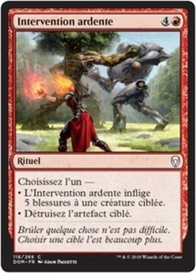 MTG Magic DOM - (x4) Fiery Intervention/Intervention ardente, French/VF - Picture 1 of 1