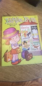 Vtg 1975 Little Eva Coloring Book 2 Pages Used - Picture 1 of 1