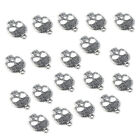  20 Pcs Skull Pendant Alloy Halloween Party Favors Gifts Antiqued Silver Charms