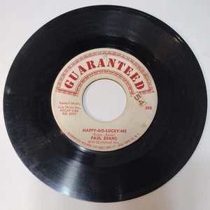 PAUL EVANS Happy-Go-Lucky-Me / Fish In The Ocean 7" 45 rpm 1960 VG - Bild 1 von 4