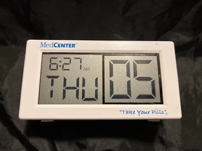 MedCenter "Toma tus pastillas" Reloj despertador parlante Recordatorio de medicamentos Alertas Medicamentos Foto 1 de 4