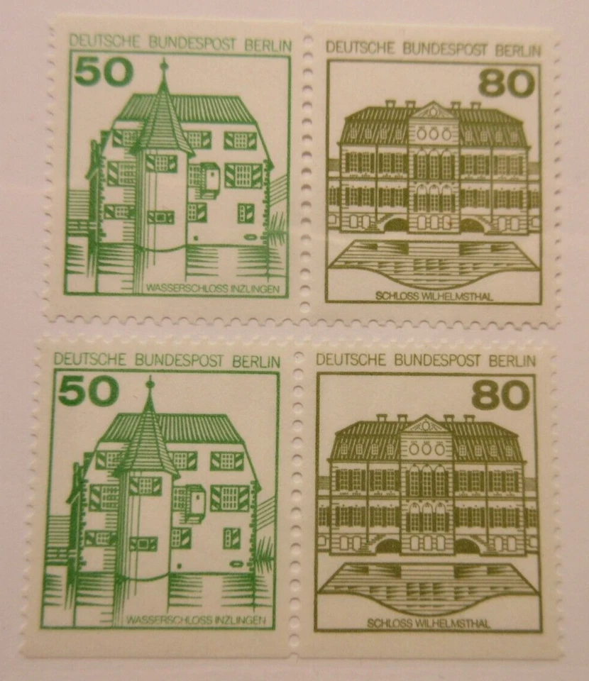 BERLIN Zusammendrucke Michel: W81, W82, MNH, Lot24, Cat €14 - Image 1 of 1