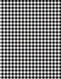 "Orchard Valley" Black & White Gingham, Check Fabric!100% Cott•1yd•BTY•Fast Ship - Picture 1 of 2